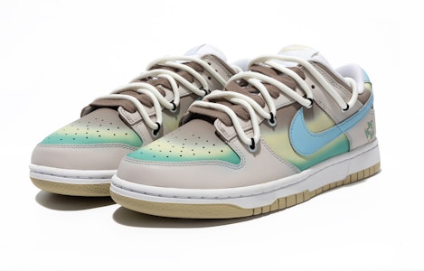 【訂製球鞋】Nike Dunk Low 仲夏之夜 潮流百搭 解構 蒂芙尼 低筒 板鞋 男款 灰藍 Shop 【訂製球鞋】Nike Dunk Low 仲夏之夜 潮流百搭 解構 蒂芙尼 低筒 板鞋 男款 灰藍