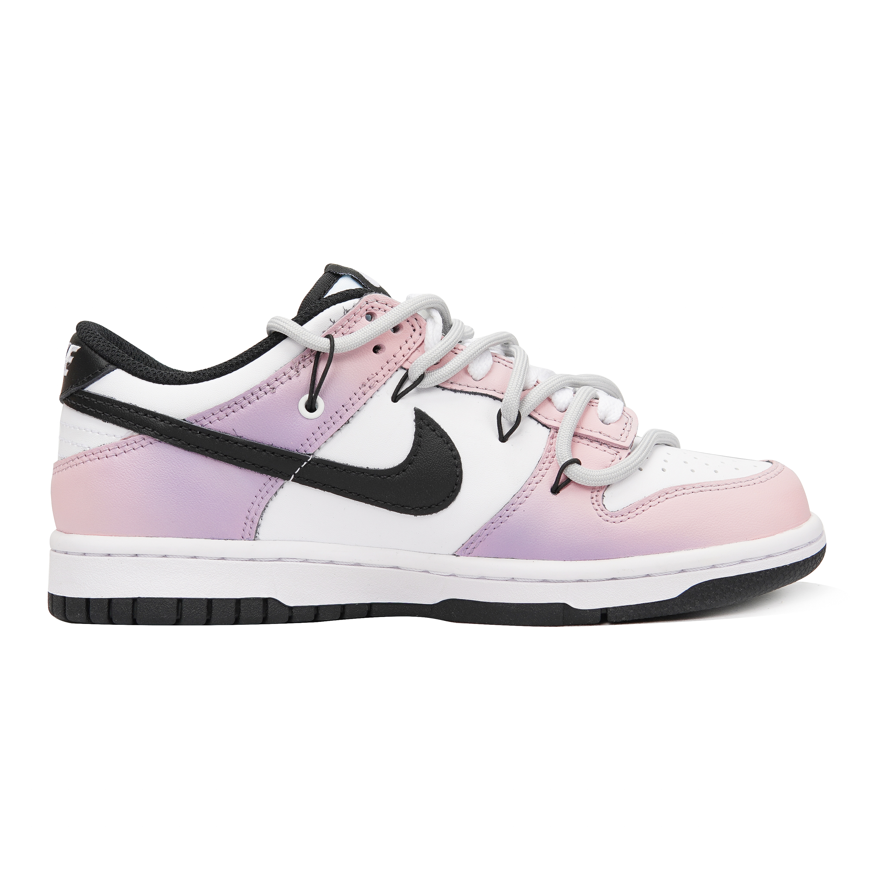 Order 나이키 덩크 로우 '한여름 타이다이 핑크퍼플' (Nike Dunk Low '한여름 타이다이 핑크퍼플') CW1590-100(Teamp-爱心吊牌粉紫S-BOX）