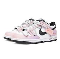 【カスタムシューズ】ナイキ ダンク ロー 'ミッドサマー タイダイ ピンク パープル' CW1590-100(Teamp-爱心吊牌粉紫S-BOX) Lookbook 【カスタムシューズ】ナイキ ダンク ロー 'ミッドサマー タイダイ ピンク パープル' CW1590-100(Teamp-爱心吊牌粉紫S-BOX)