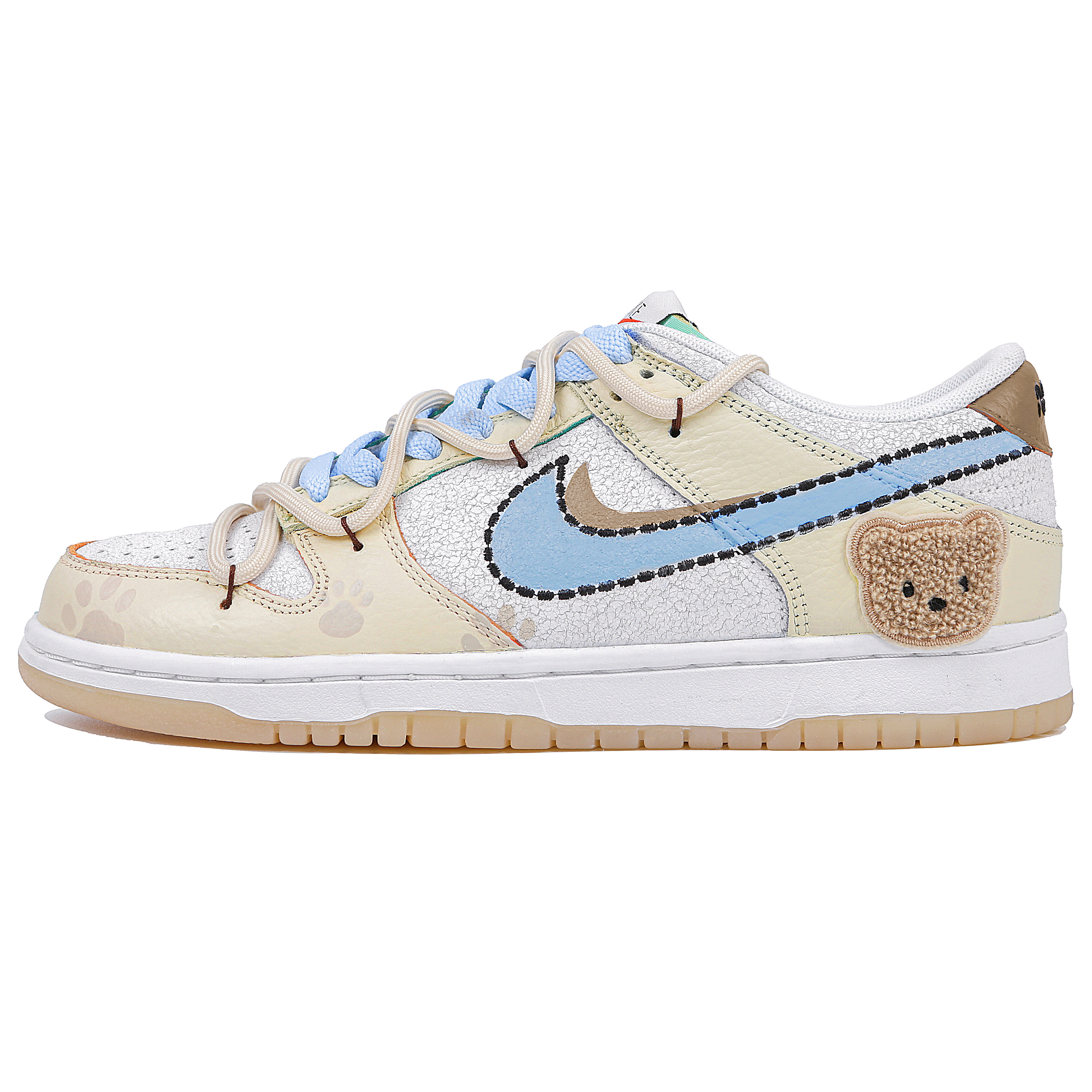 Buy [Zapatillas Personalizadas] Nike Dunk Low 'Osito de Caramelo y Leche' DX3363-100(Team4-女款小熊奶糖)