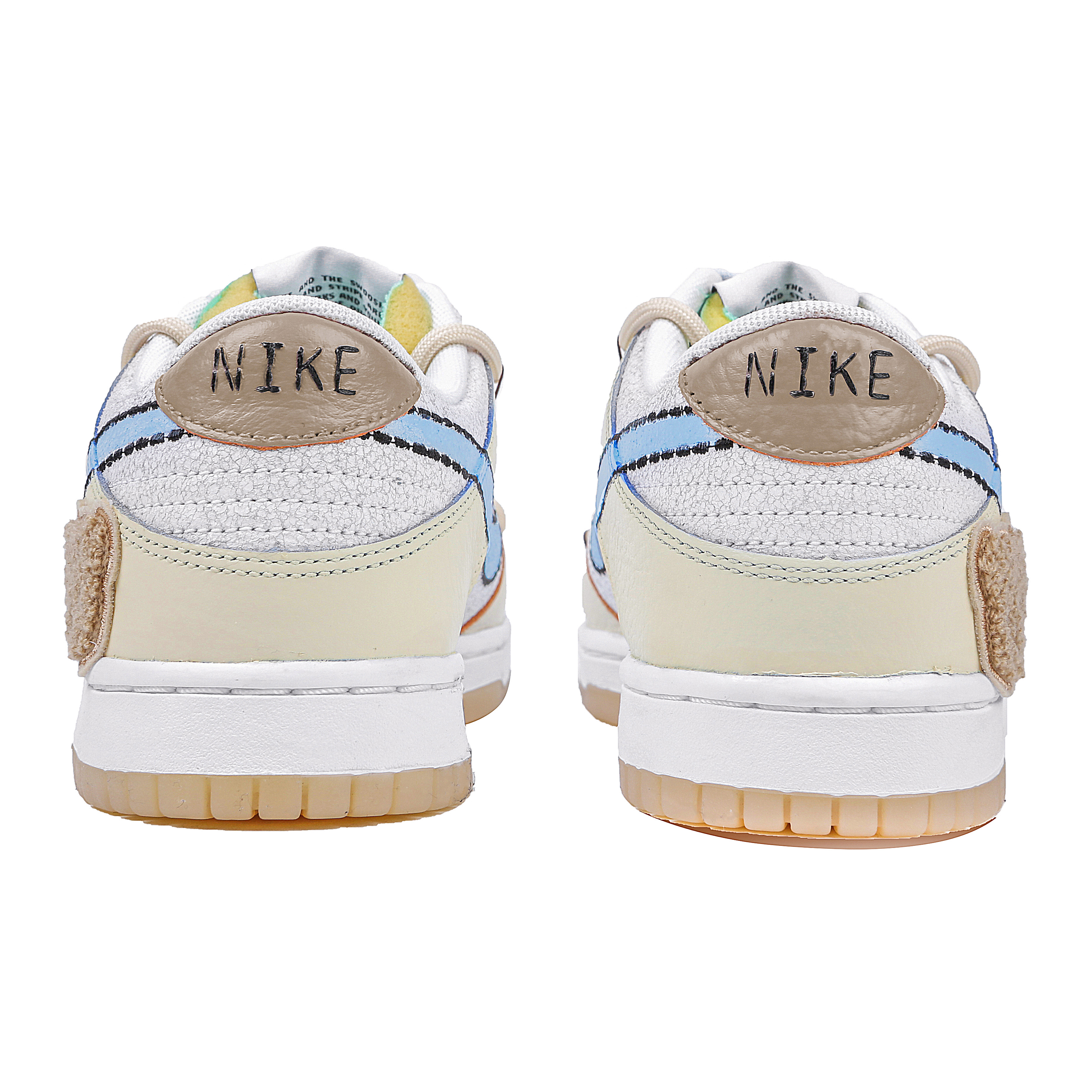 Shop [Zapatillas Personalizadas] Nike Dunk Low 'Osito de Caramelo y Leche' DX3363-100(Team4-女款小熊奶糖)