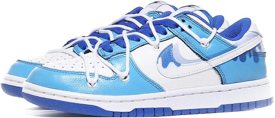 【定製球鞋】Nike Dunk Low 牛奶可可 復古 防滑輕便 低幫 板鞋 男女同款 黑白藍 Lookbook 【定製球鞋】Nike Dunk Low 牛奶可可 復古 防滑輕便 低幫 板鞋 男女同款 黑白藍