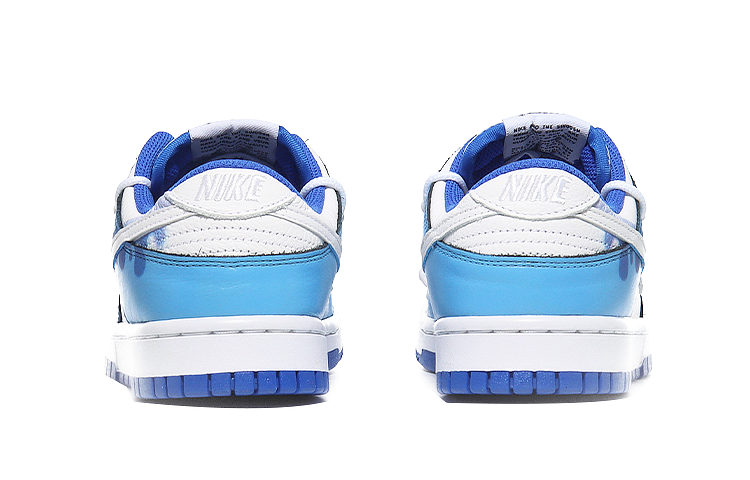 Purchase 【定製球鞋】Nike Dunk Low 牛奶可可 復古 防滑輕便 低幫 板鞋 男女同款 黑白藍