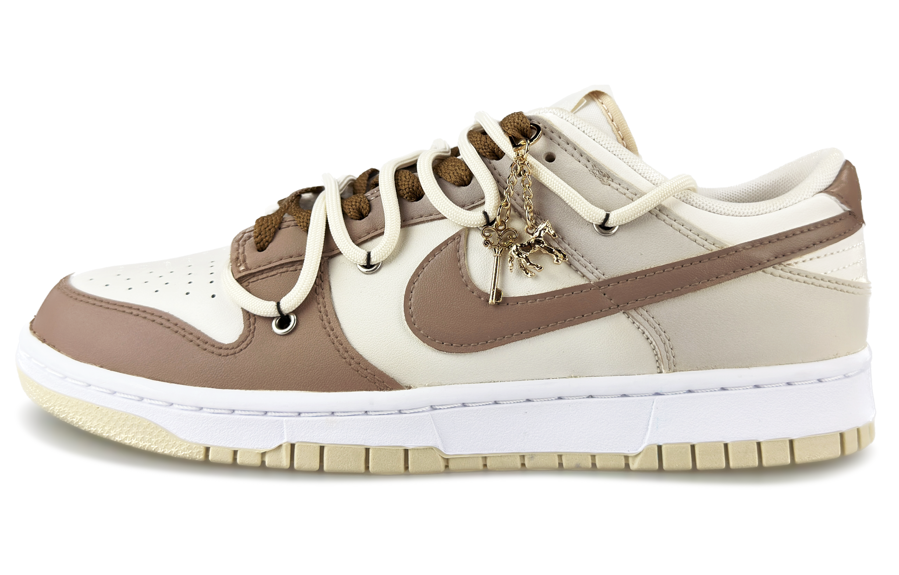 Buy [定制鞋款] 耐克Dunk低帮 '奶咖去构' DV0831-003(Team79-男款牛奶咖啡)