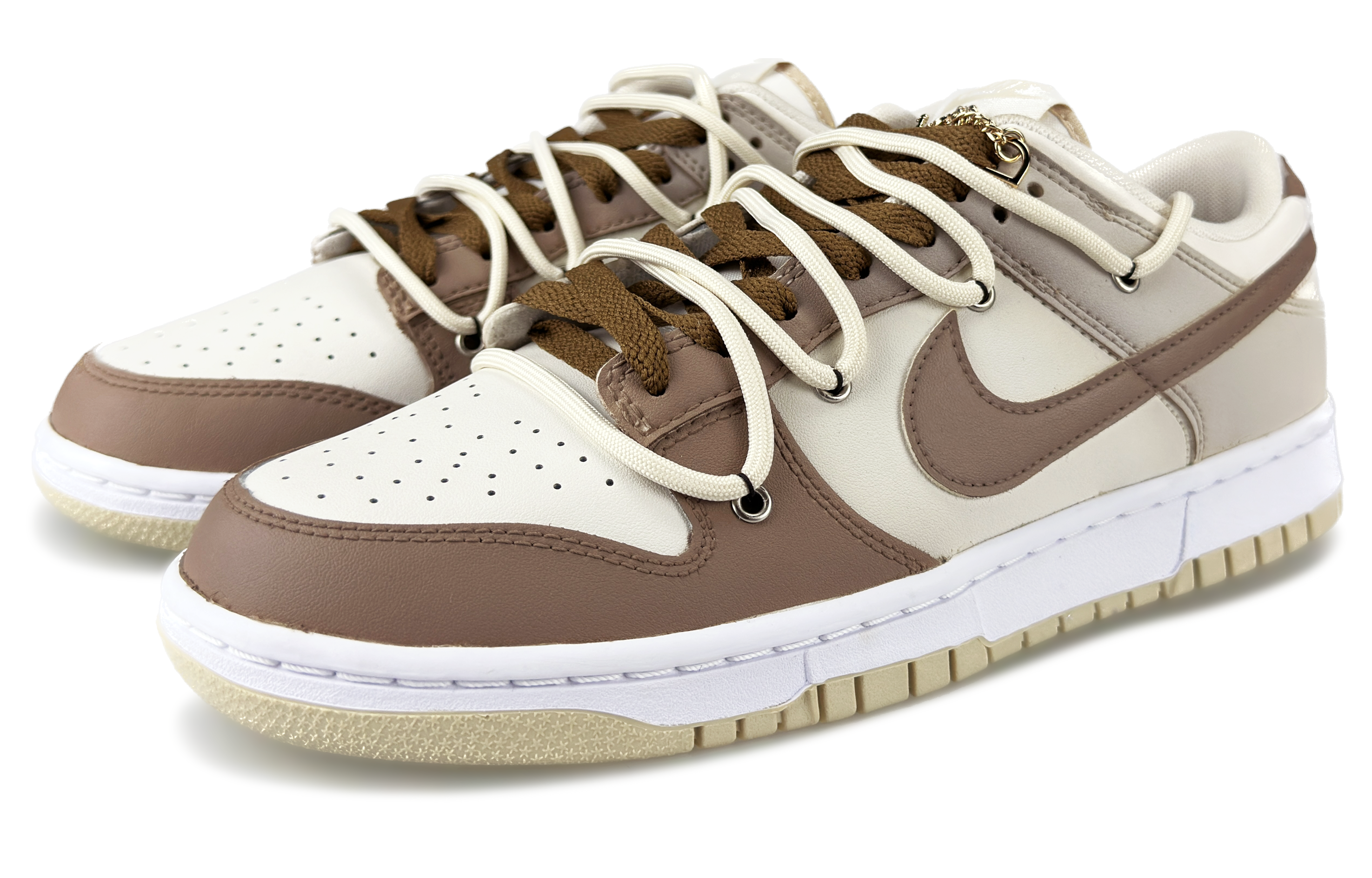 Lookbook [定制鞋款] 耐克Dunk低帮 '奶咖去构' DV0831-003(Team79-男款牛奶咖啡)