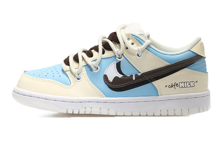 Buy [Kasut Custom] Nike Dunk Low 'Titisan Kopi Susu' DH9765-100(Team10-女款牛奶咖啡)
