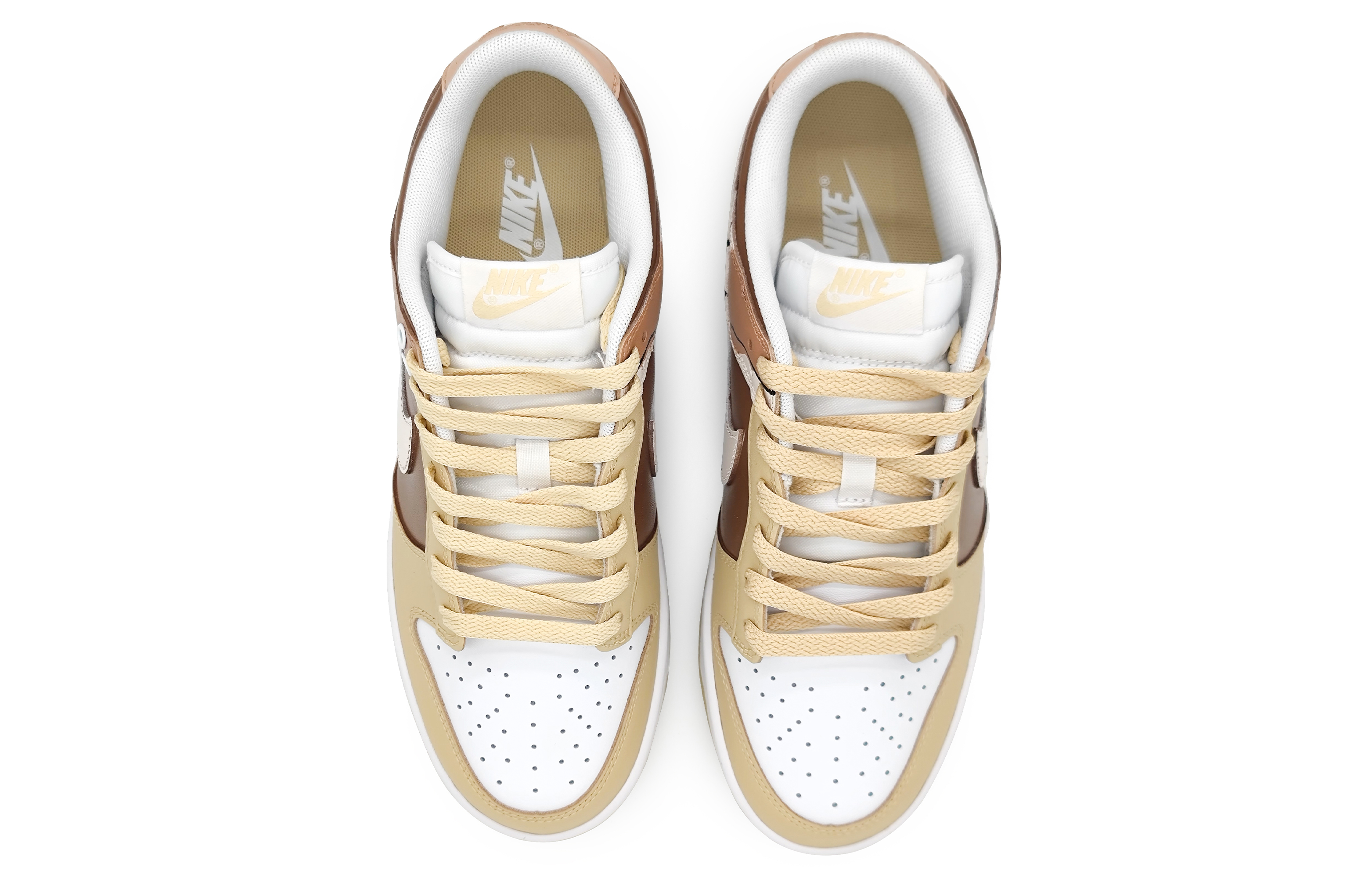 Shop Zapatillas Nike Dunk Low 'Leche Morandi Amarillo-Marrón' DV0833-100(Team16-男款奶油milk黄棕)