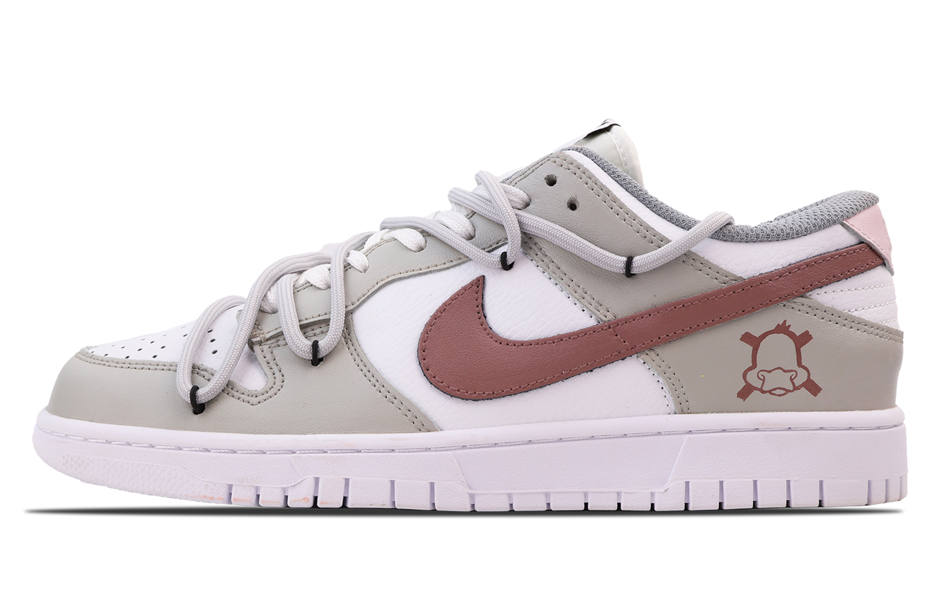 Buy 【訂製球鞋】Nike Dunk Low 小黃鴨 潮流高街 preppy 小眾高級 簡約 百搭 低筒 板鞋 男款 奶粉色