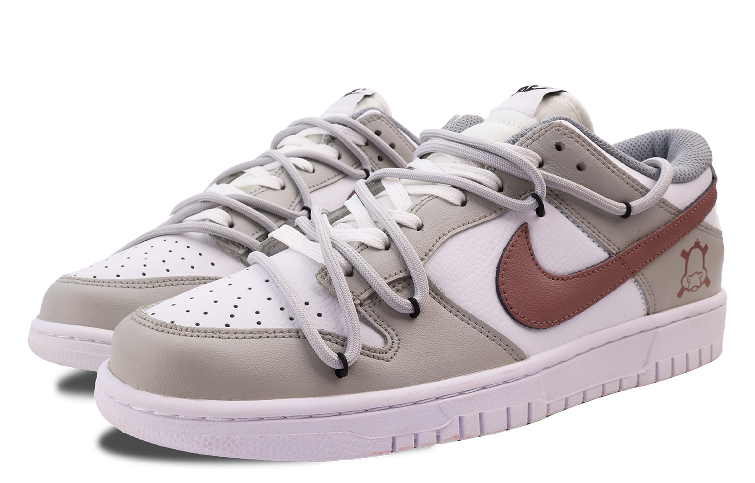 Lookbook 【訂製球鞋】Nike Dunk Low 小黃鴨 潮流高街 preppy 小眾高級 簡約 百搭 低筒 板鞋 男款 奶粉色