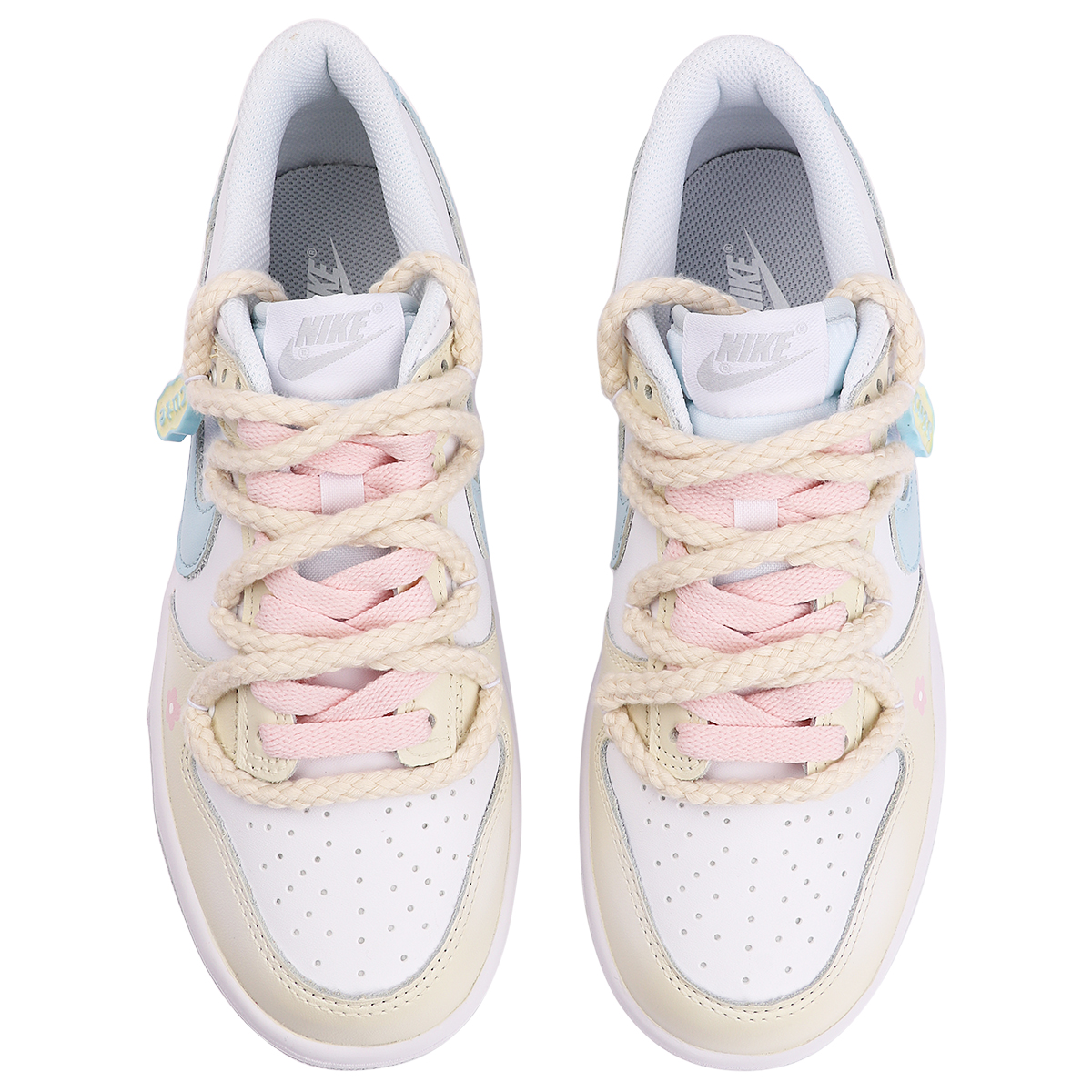 Shop [Nike Custom] Dunk Low 'Milk Rabbit Planet' DH9765-102(TeamThree-奶兔星球SBOX)
