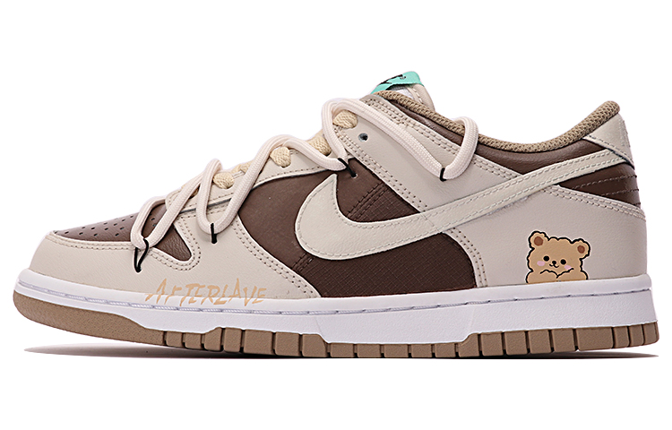 Buy [Sepatu Custom] Nike Dunk Low 'Milk Tea Bear' DX6063-131(TeamThree-女款奶咖小熊米棕)