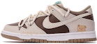 Buy 【客製化球鞋】 Nike Dunk Low 奶咖小熊 復古 解構雙鞋帶 百搭 低筒 板鞋 GS 米棕