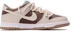 Order 【客製化球鞋】 Nike Dunk Low 奶咖小熊 復古 解構雙鞋帶 百搭 低筒 板鞋 GS 米棕