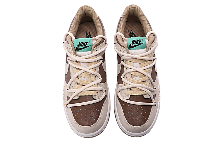 Shop [Sepatu Custom] Nike Dunk Low 'Milk Tea Bear' DX6063-131(TeamThree-女款奶咖小熊米棕)