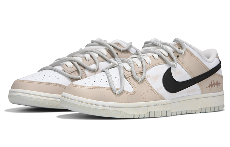 Lookbook [カスタムシューズ] ナイキ ダンク ロー「ミルクティー ブラウンスプラッター」 DV0831-101(Team82-男款奶茶棕色)