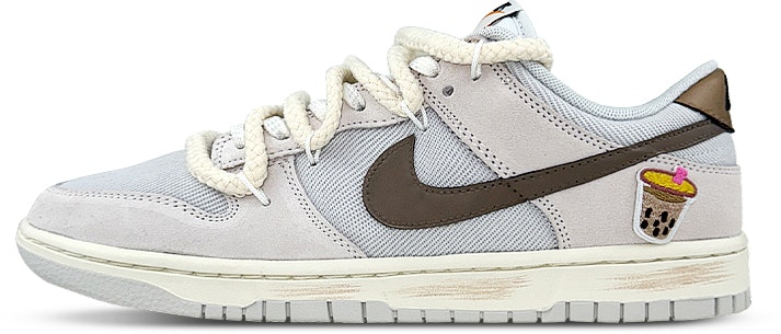 custom-shoes-nike-dunk-low-milk-tea-patchwork