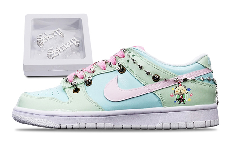 Buy [Custom Shoes] Nike Dunk Low 'Milk Tea Teddy Summer Breeze'