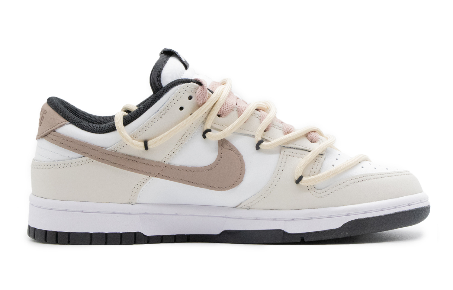 Order 【カスタムシューズ】ナイキ ダンク ロー 'ミルクホワイト-ブラウン' CW1590-100(Team57-女款牛乳)