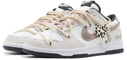 【カスタムシューズ】ナイキ ダンク ロー 'ミルクホワイト-ブラウン' CW1590-100(Team57-女款牛乳) Lookbook 【カスタムシューズ】ナイキ ダンク ロー 'ミルクホワイト-ブラウン' CW1590-100(Team57-女款牛乳)