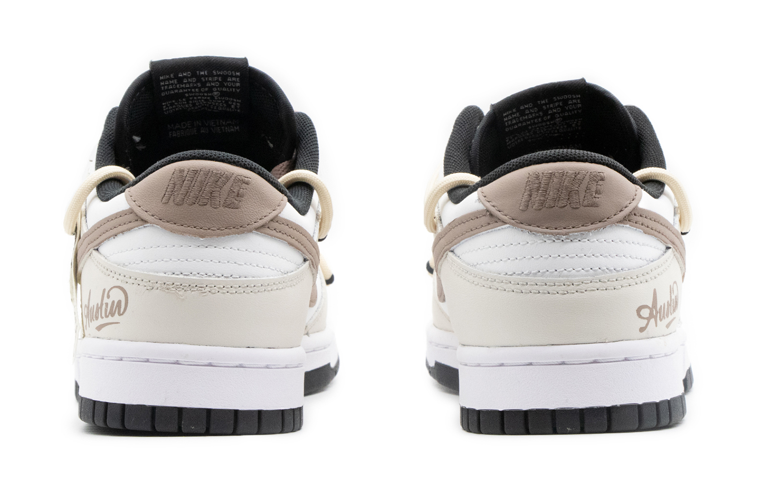 Shop 【カスタムシューズ】ナイキ ダンク ロー 'ミルクホワイト-ブラウン' CW1590-100(Team57-女款牛乳)