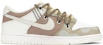 Order 【定製球鞋】Nike Dunk Low FZBB 減齡禮盒 解構 復古 牛奶紋 低幫 板鞋 GS 白卡其