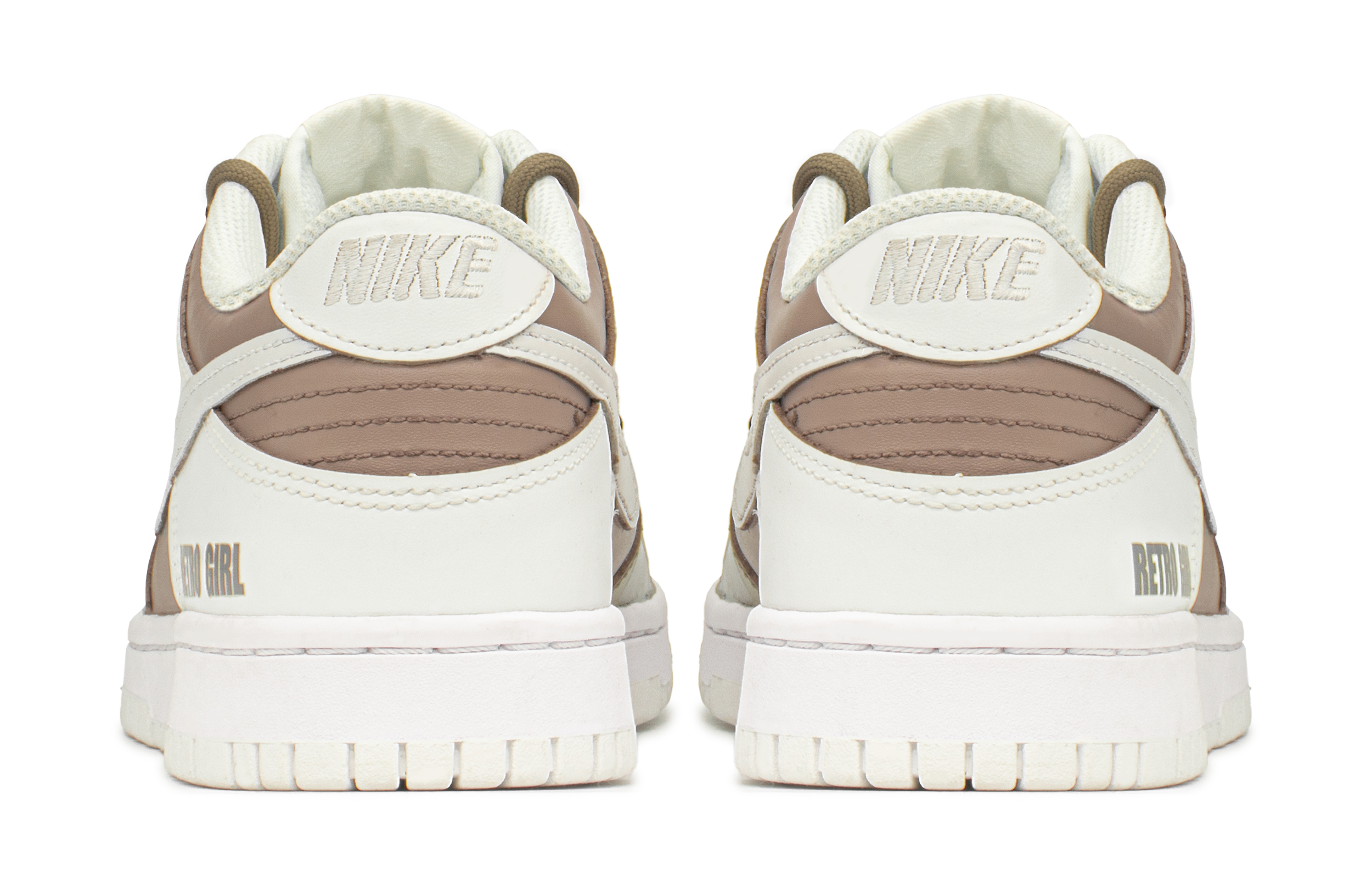 Shop 【定製球鞋】Nike Dunk Low FZBB 減齡禮盒 解構 復古 牛奶紋 低幫 板鞋 GS 白卡其