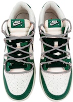 【定制球鞋】Nike Dunk Low 是在玩鞋 禮盒 解構 百萬富翁 美元塗鴉 低幫 板鞋 男款 白綠 Shop 【定制球鞋】Nike Dunk Low 是在玩鞋 禮盒 解構 百萬富翁 美元塗鴉 低幫 板鞋 男款 白綠