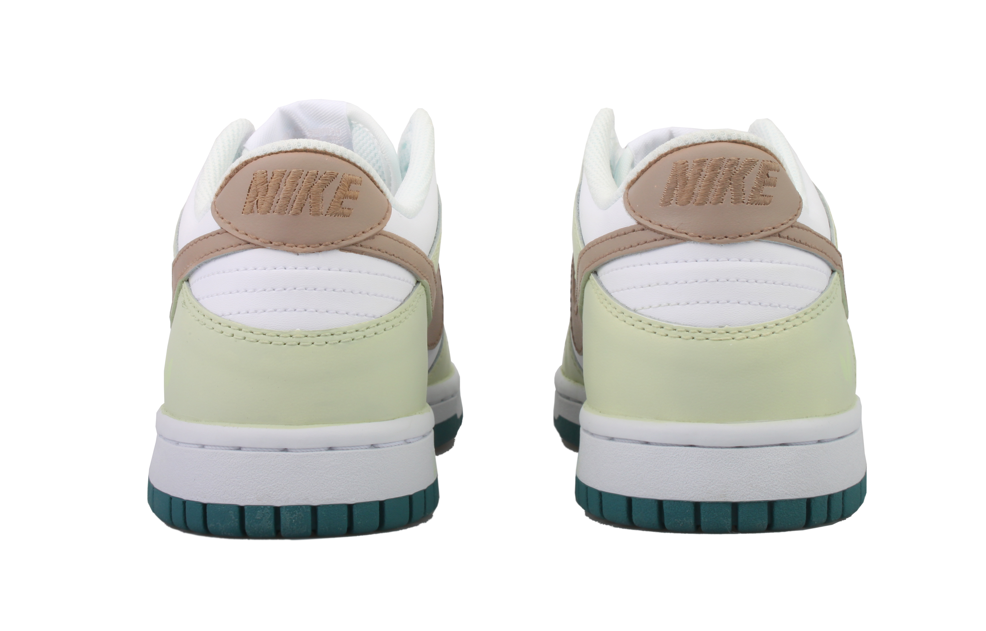 Shop Nike Dunk Low カスタム「明前龍井」 FD9911-101(Team33-女款-明前龙井-棕绿)