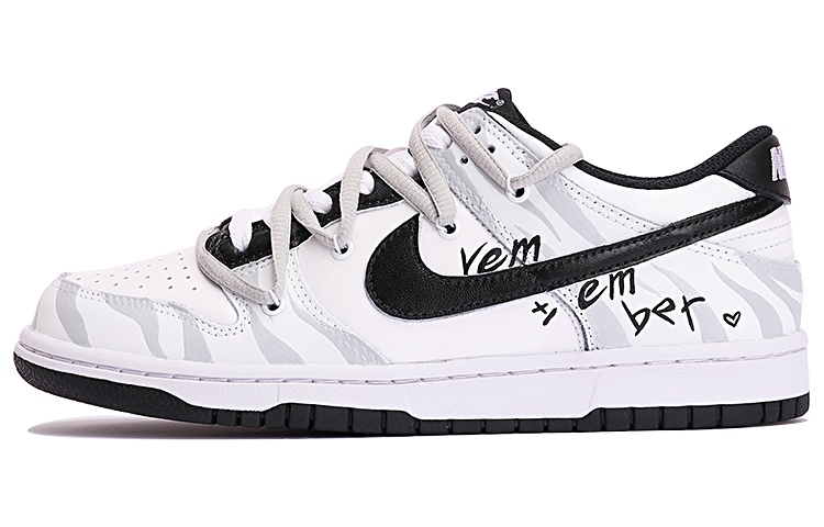 Buy [カスタムシューズ] ナイキダンクロー「ミニマリスト・インダストリアル・ゼブラ・デコンストラクト・グレー・ホワイト」 DD1391-100(TeamThree-男款极简风-灰白)