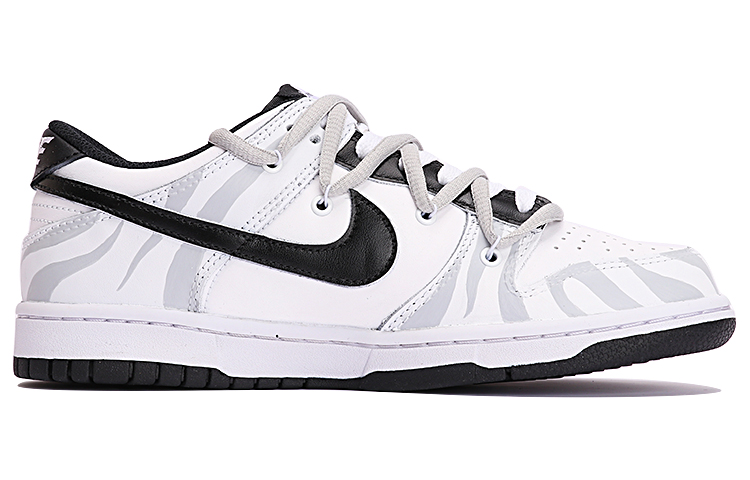 Order [カスタムシューズ] ナイキダンクロー「ミニマリスト・インダストリアル・ゼブラ・デコンストラクト・グレー・ホワイト」 DD1391-100(TeamThree-男款极简风-灰白)