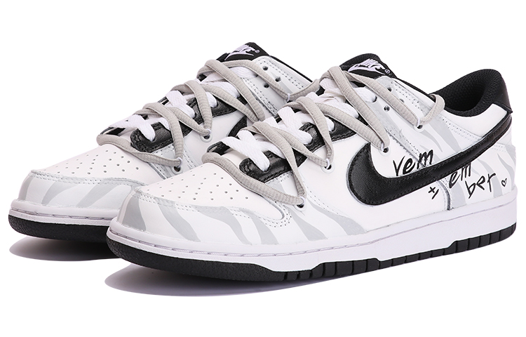 Lookbook [カスタムシューズ] ナイキダンクロー「ミニマリスト・インダストリアル・ゼブラ・デコンストラクト・グレー・ホワイト」 DD1391-100(TeamThree-男款极简风-灰白)