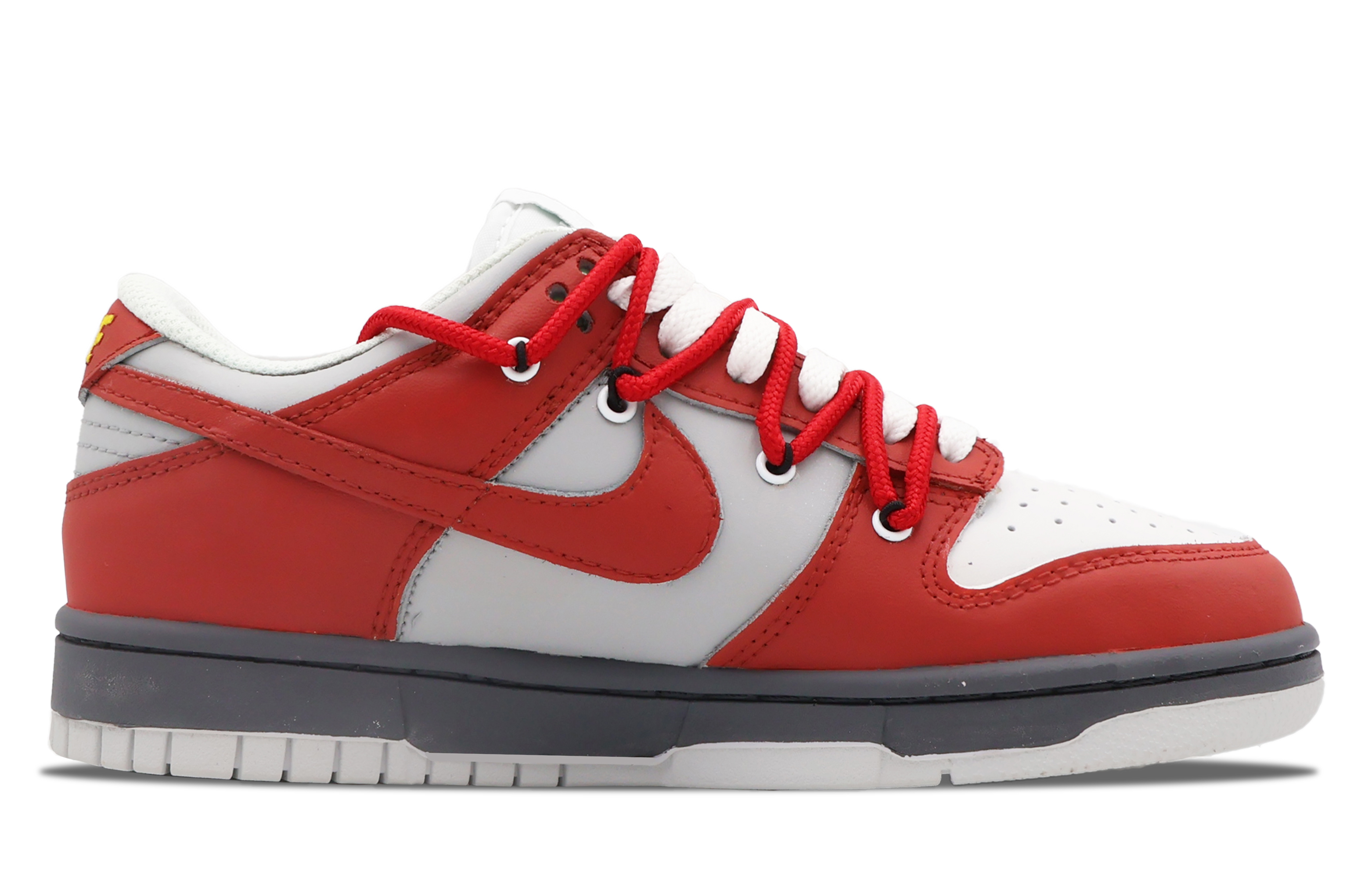 Lookbook 【訂製球鞋】Nike Dunk Low 柏圖斯 街頭 解構 無性別風 簡約 低筒 滑板鞋 男款 白紅