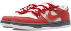 Shop 【訂製球鞋】Nike Dunk Low 柏圖斯 街頭 解構 無性別風 簡約 低筒 滑板鞋 男款 白紅