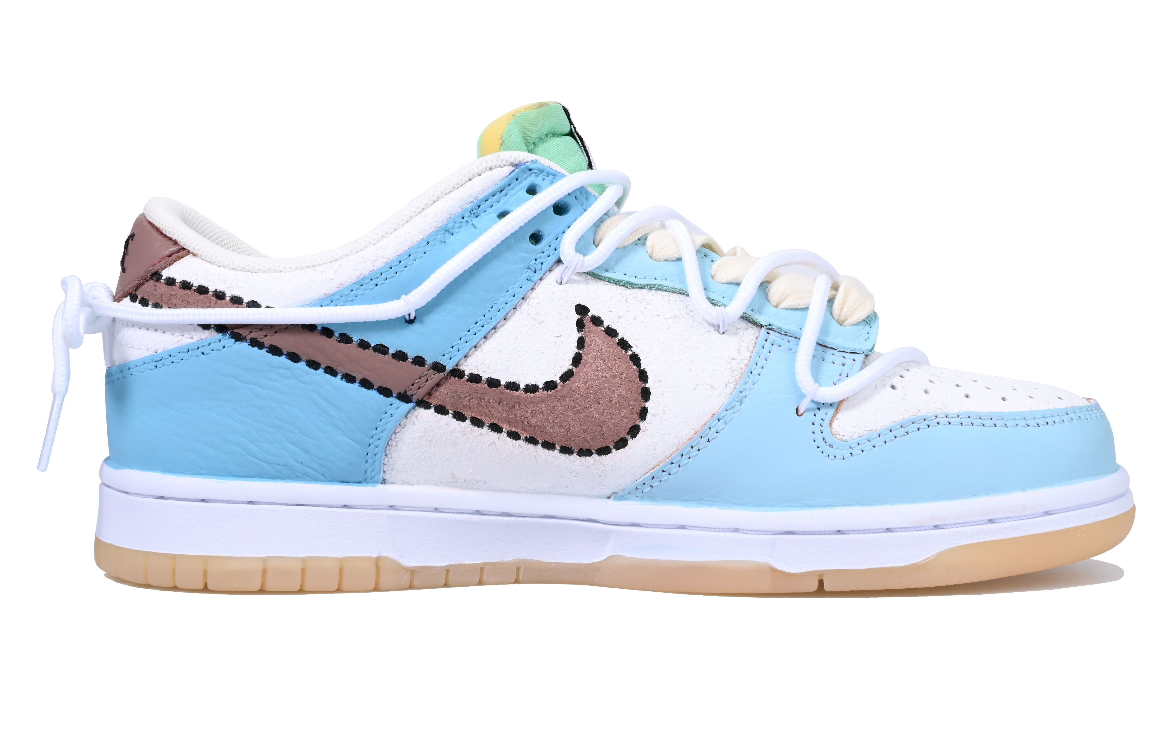 Order [Zapatillas Personalizadas] Nike Dunk Low 'Menta Chocolate Blanco-Azul' DX3363-100(Team33-薄荷生巧-女款)