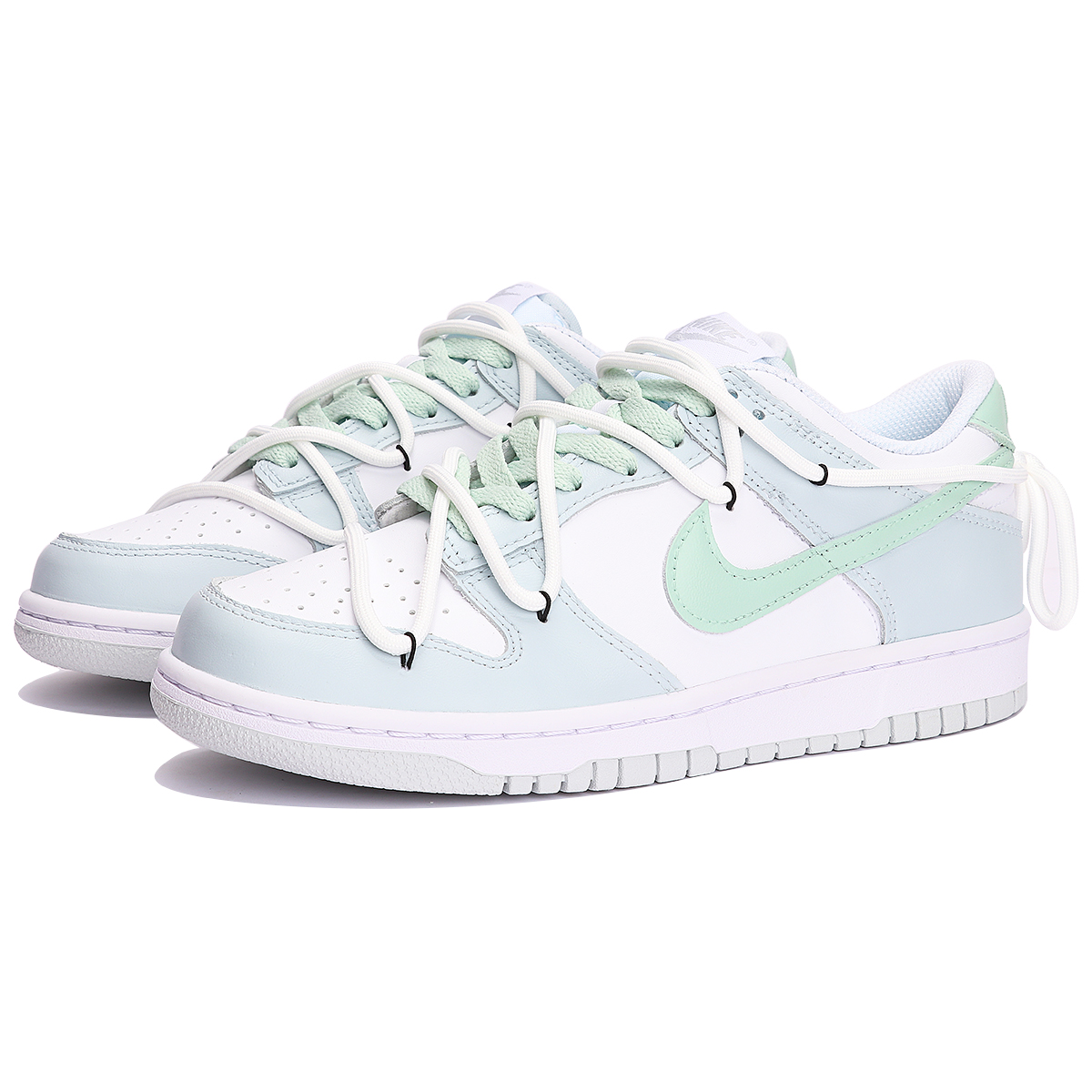 Lookbook 【客製球鞋】Nike Dunk Low 薄荷清晨 多巴胺 清新 簡潔 百搭 低筒 板鞋 GS 藍綠