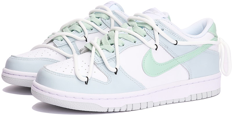 【客製球鞋】Nike Dunk Low 薄荷清晨 多巴胺 清新 簡潔 百搭 低筒 板鞋 GS 藍綠 Lookbook 【客製球鞋】Nike Dunk Low 薄荷清晨 多巴胺 清新 簡潔 百搭 低筒 板鞋 GS 藍綠