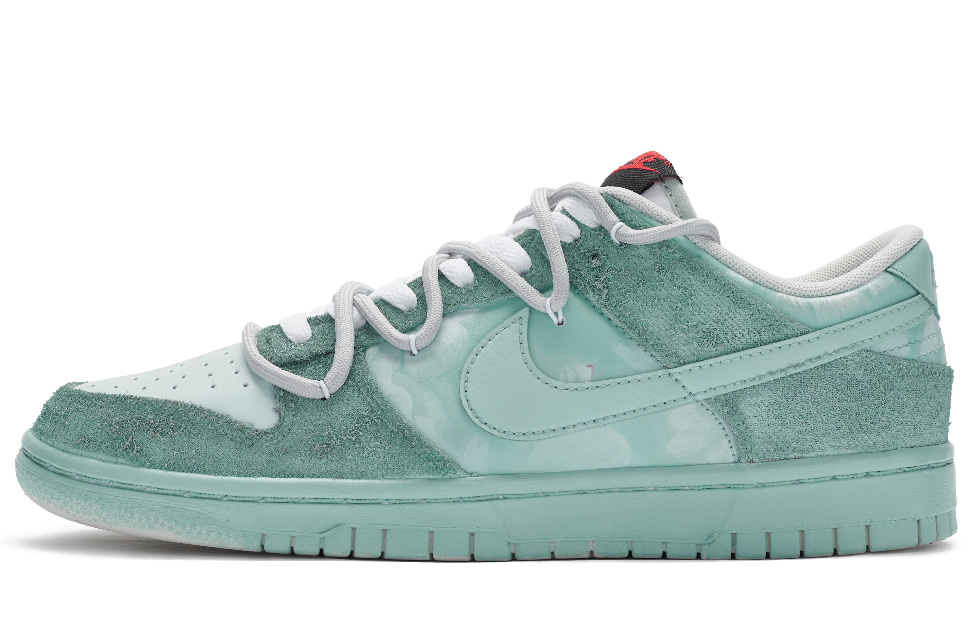 Buy [定制鞋] 耐克Dunk Low '薄荷绿手绘' DV0827-100(TeamR-男款绿茵草地S-BOX)