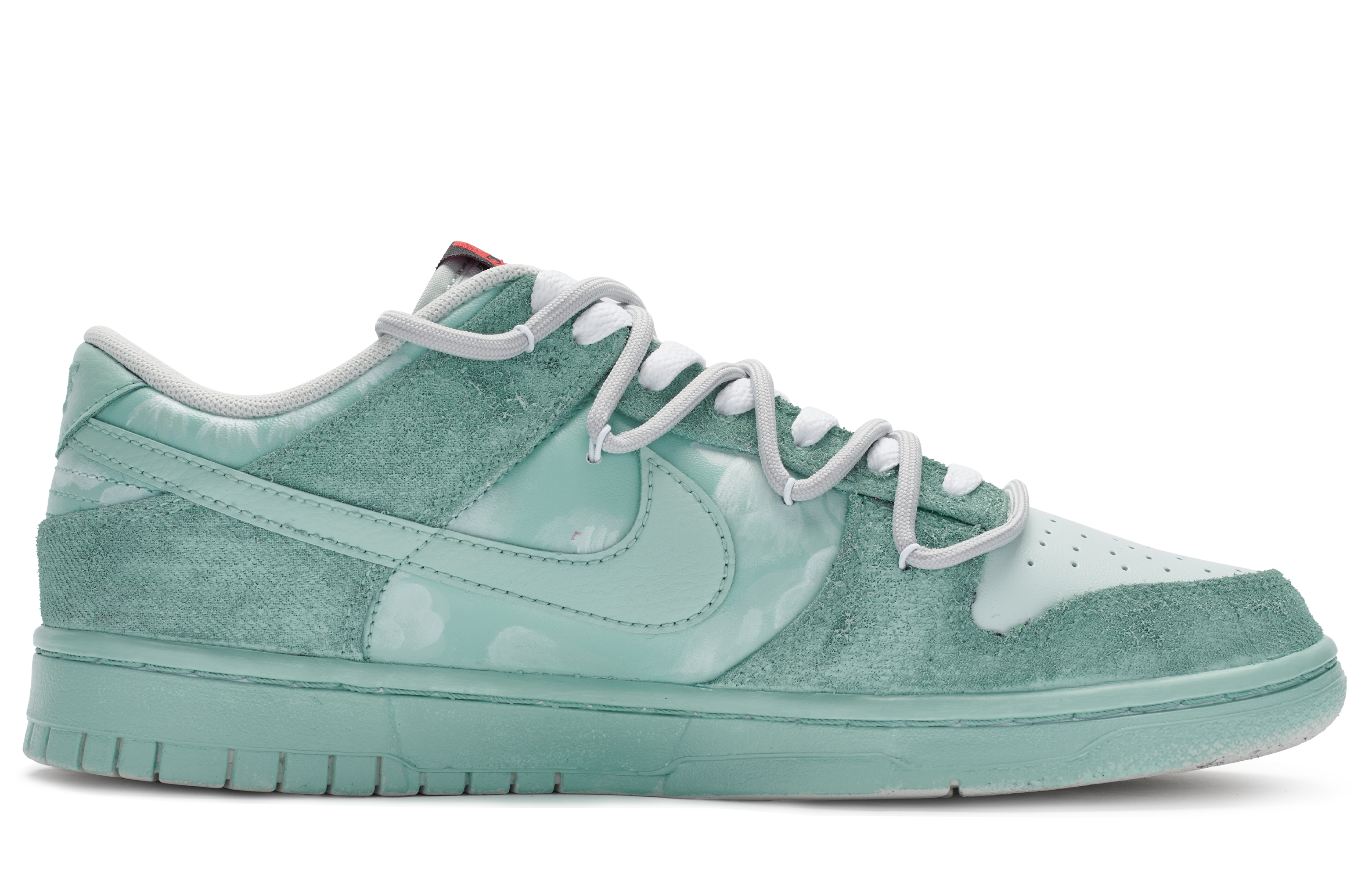 Order [定制鞋] 耐克Dunk Low '薄荷绿手绘' DV0827-100(TeamR-男款绿茵草地S-BOX)