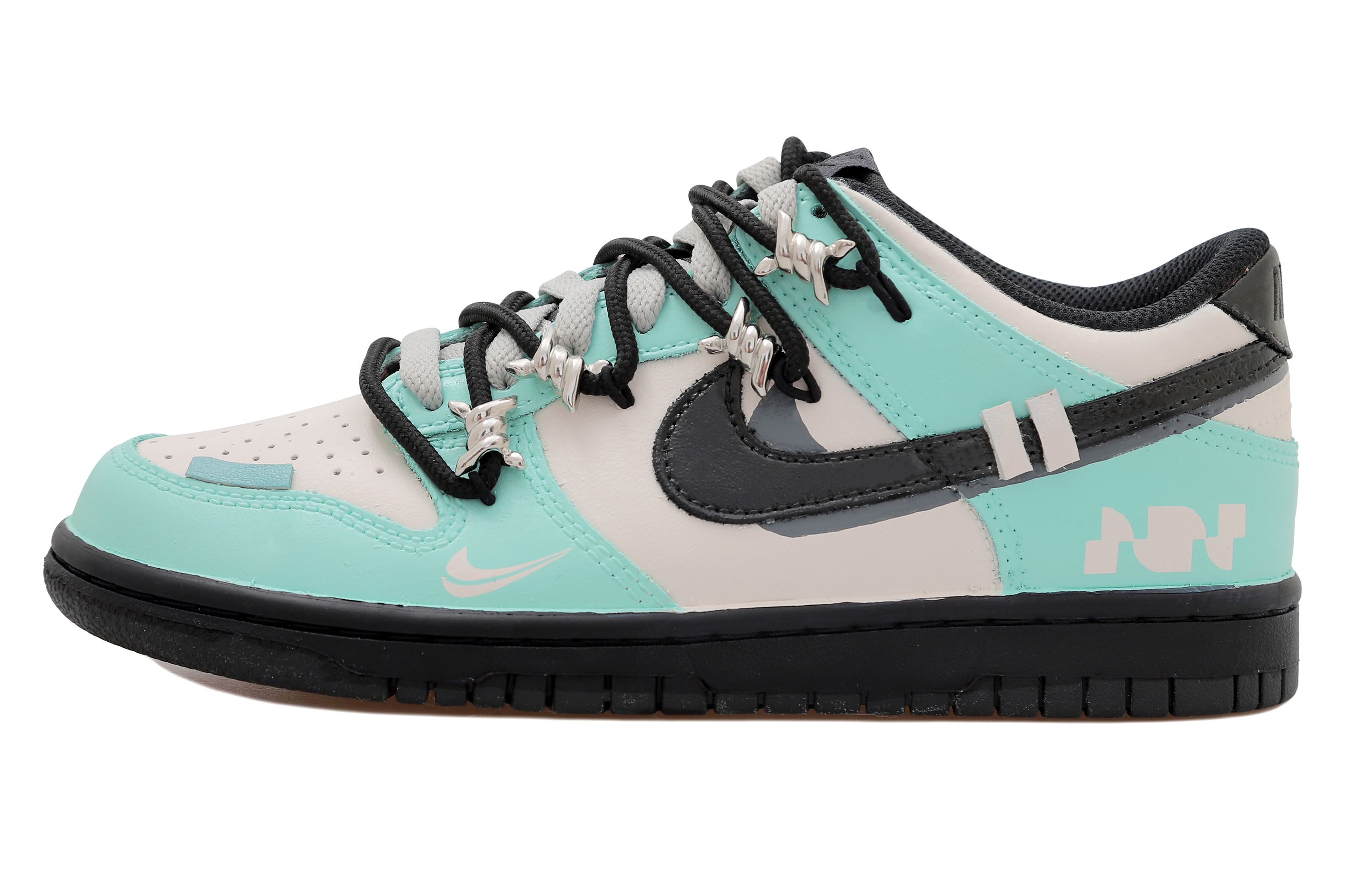 Order [Zapatos Personalizados] Nike Dunk Low 'Mint Green Thorn Button' CW1590-100-465898