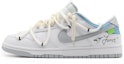 Buy 【定制球鞋】 Nike Dunk Low 薄荷一夏 戶外穿搭 高街風 復古做舊 麻繩解構 低幫 板鞋 男款 灰白藍