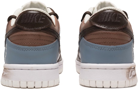 【訂製球鞋】 Nike Dunk Low 美拉德穿搭 復古拼圖 潮流休閒 解構鞋帶 舒適百搭 低筒 板鞋 GS 白藍棕 Purchase 【訂製球鞋】 Nike Dunk Low 美拉德穿搭 復古拼圖 潮流休閒 解構鞋帶 舒適百搭 低筒 板鞋 GS 白藍棕