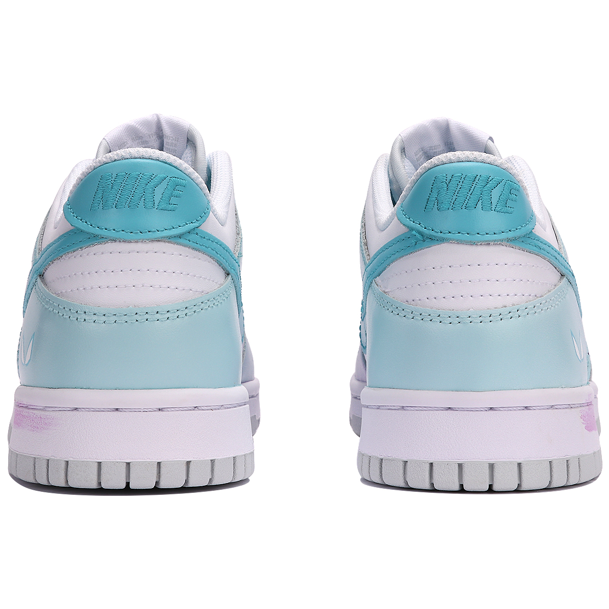 Shop 【訂製球鞋】 Nike Dunk Low 鏡蛛 縱橫宇宙 多巴胺 漸變 清新 休閒 低幫 板鞋 GS 粉藍