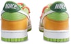 Purchase 【客製化球鞋】 Nike Dunk Low 彩色拼接 復古 橙風破浪 橘子 布貼 解構鞋帶 噴繪 低筒 板鞋 GS 橙綠