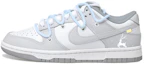 Buy 【定制球鞋】 Nike Dunk Low 解構鞋帶 霧霾灰 小鹿 塗鴉 低幫 板鞋 男款 灰白