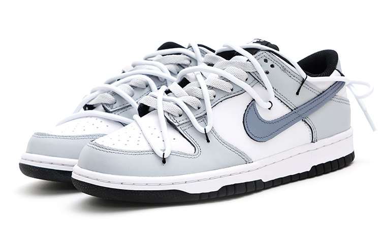 Lookbook [Kasut Custom] Nike Dunk Low 'Mist Grey Hitam' CW1590-100(Team15-灰白信笺)