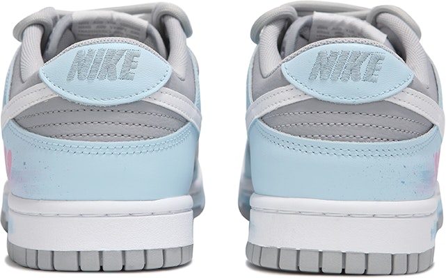 【定制球鞋】Nike Dunk Low 霧藍塗鴉 街頭 做舊劃痕 解構綁帶 復古 防滑耐磨 低筒 板鞋 男款 灰藍色 Shop 【定制球鞋】Nike Dunk Low 霧藍塗鴉 街頭 做舊劃痕 解構綁帶 復古 防滑耐磨 低筒 板鞋 男款 灰藍色