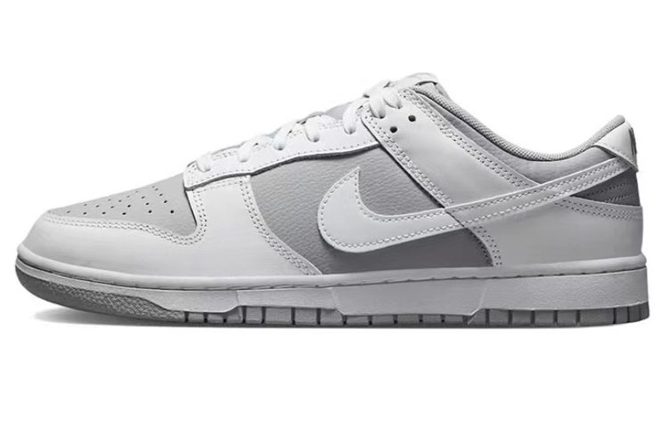 Details for 【定制球鞋】Nike Dunk Low 霧藍塗鴉 街頭 做舊劃痕 解構綁帶 復古 防滑耐磨 低筒 板鞋 男款 灰藍色
