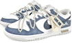 Shop 【訂製球鞋】 Nike Dunk 隨心 冰山救援 解構綁帶 潑墨 低筒 板鞋 GS 霧霾藍色