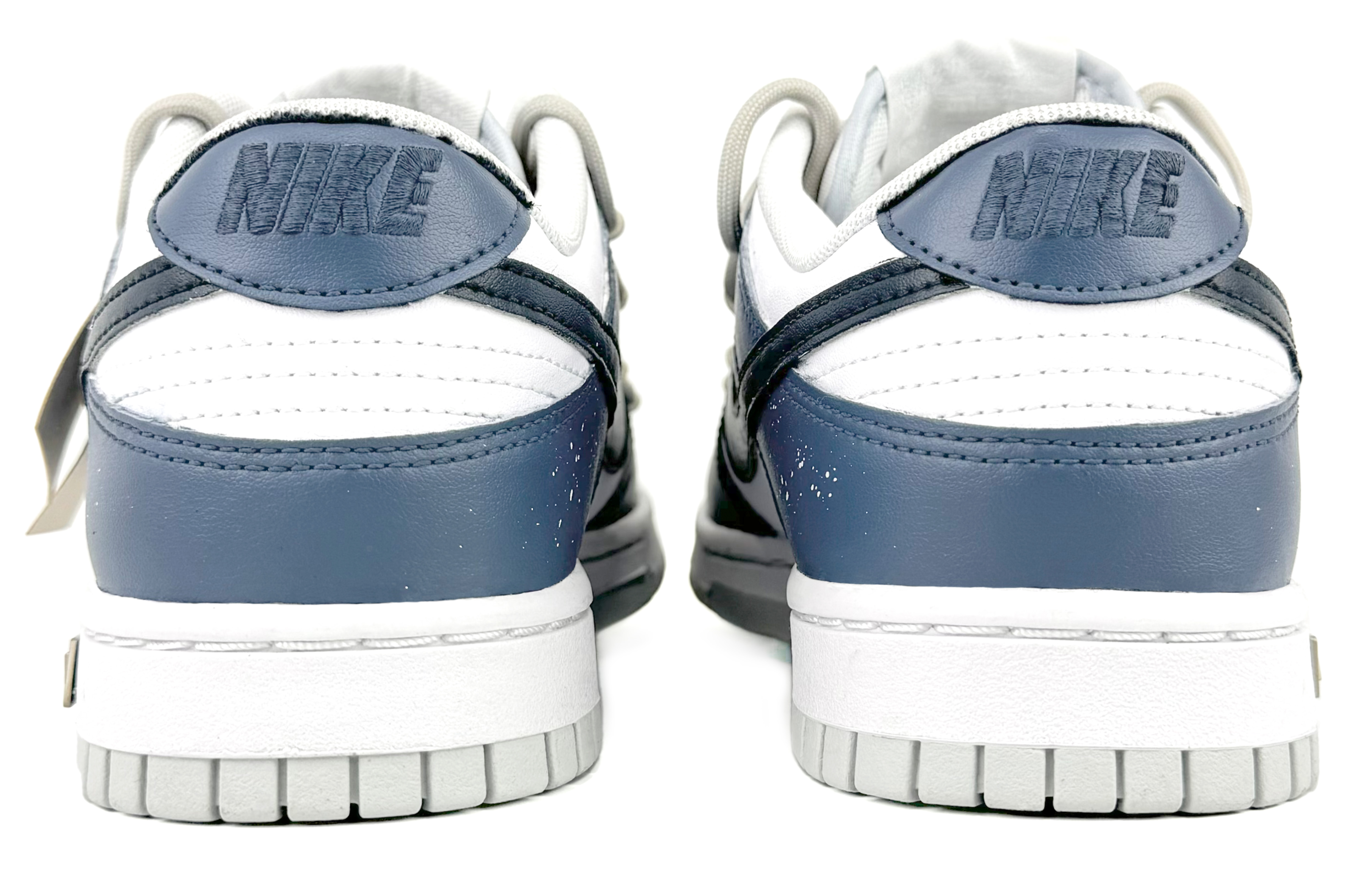 Purchase 【訂製球鞋】 Nike Dunk 隨心 冰山救援 解構綁帶 潑墨 低筒 板鞋 GS 霧霾藍色