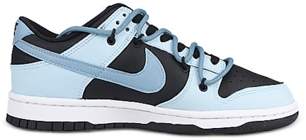 Nike Dunk Low カスタム「ミスティ・ドーン 黒×青」 DV0831-002(Team58-雾散清晨) Order Nike Dunk Low カスタム「ミスティ・ドーン 黒×青」 DV0831-002(Team58-雾散清晨)